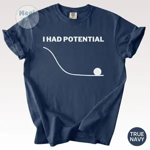 Comfort Colors® Dr. Ryland Grace "I Had Potential" T-Shirt - Project Hail Mary Science Humor Tee - Rocky Jazz Hands Graphic Shirt - Andy Weir Fan Gift