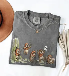 Comfort Colors #Ewokkk Emotions T-Shirt, Vintage Cute #Ewokkk Graphic Tee, Galaxys Edge Trip Shirt, Outfit Gift Idea