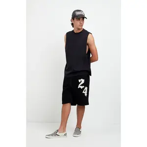 Pacsun Men's 24 Applique Fleece Baggy Sweat Shorts