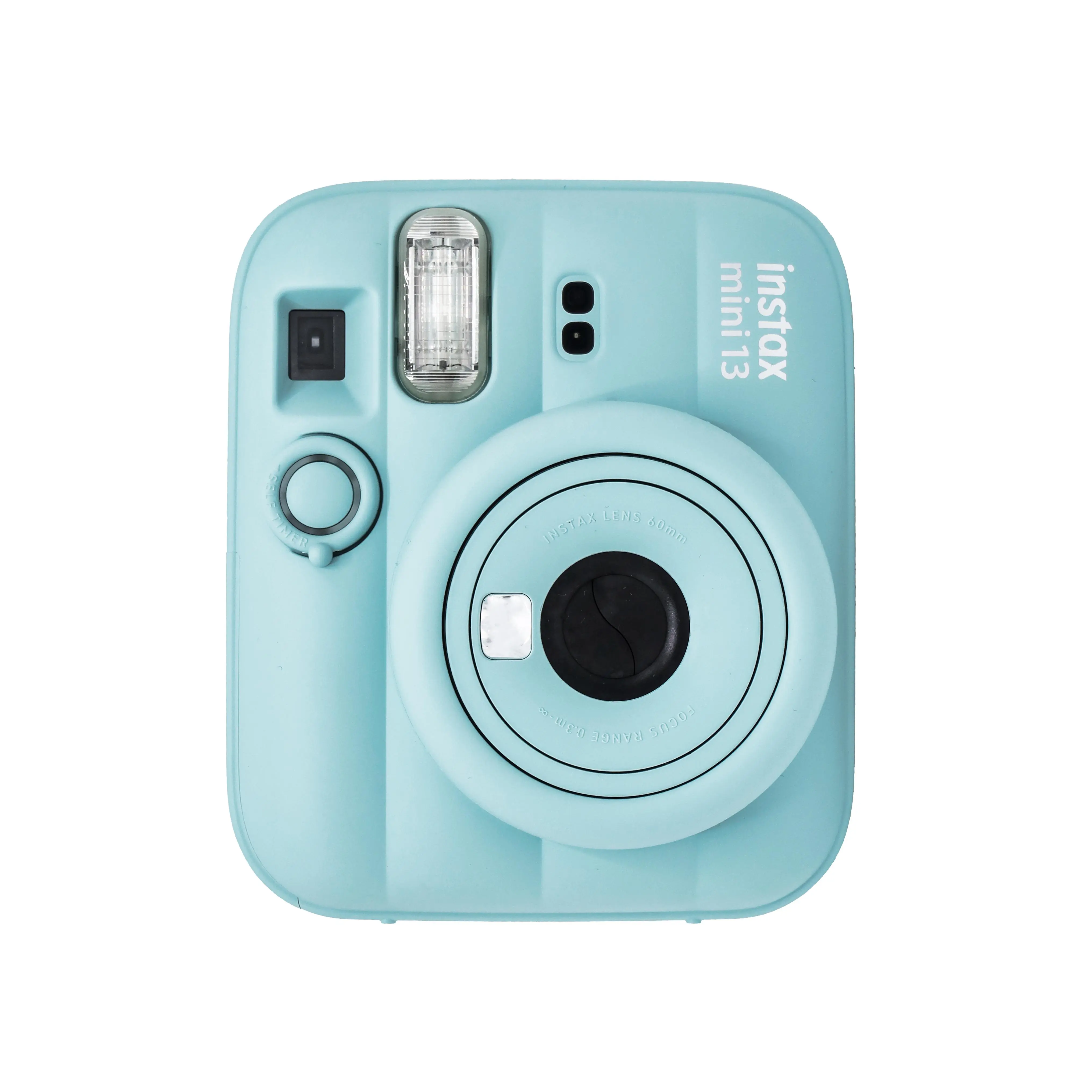 FUJIFILM instax mini 13 Instant Film Camera Lagoon Green - Credit-Card 2"x3" Prints, Twist-and-Shoot Plastic Camera Body, Built-in Selfie Mirror, Dual Self-Timer, Close-Up Mode, Auto Exposure, App Scan