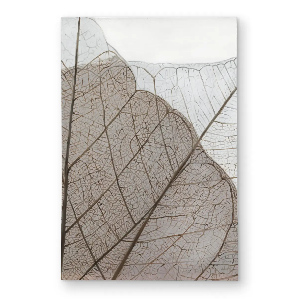 360 stand Polyester Chenille Rug - 2x3 ft Rectangle, Translucent Dried Leaves Printed Chenille Surface, Hyperrealist Botanical Decor to Elevate Home Decor, Printed Chenille Face