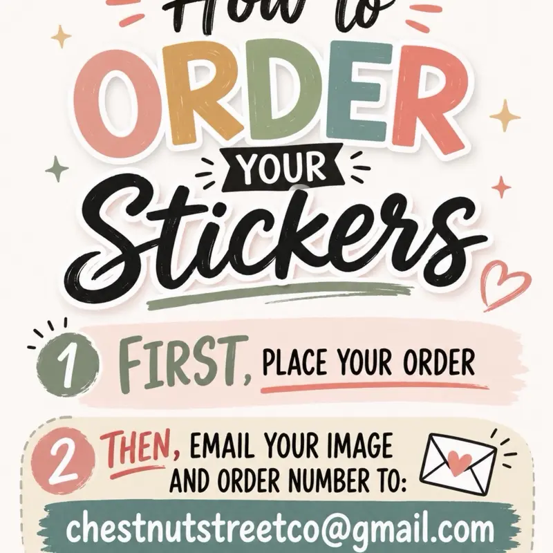 Vinyl Stickers, Durable Waterproof Decorative Stickers for small businesses , Laptops, Water Bottles, windows, shipping orders and more.