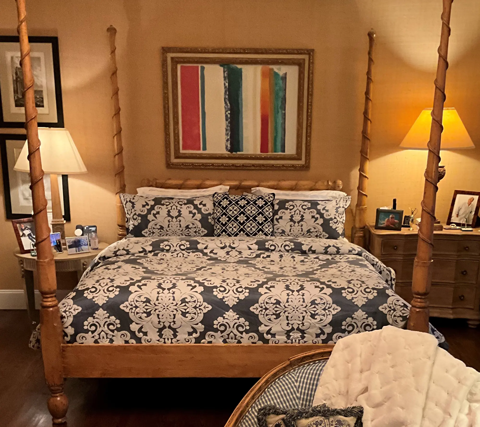Hotel du Cobb Jacquard Damask Comforter Set by Dennis Basso - Full