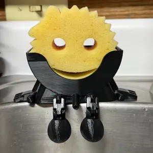 Scrub Daddy Black Sponge Holder, Unique-Design Storage Solution for Kitchen Home Care Supplies