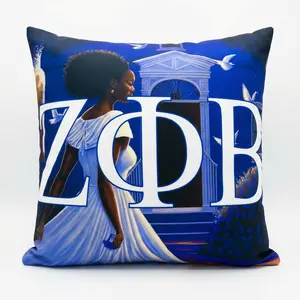 Zeta Phi Beta Square Poem Pillow