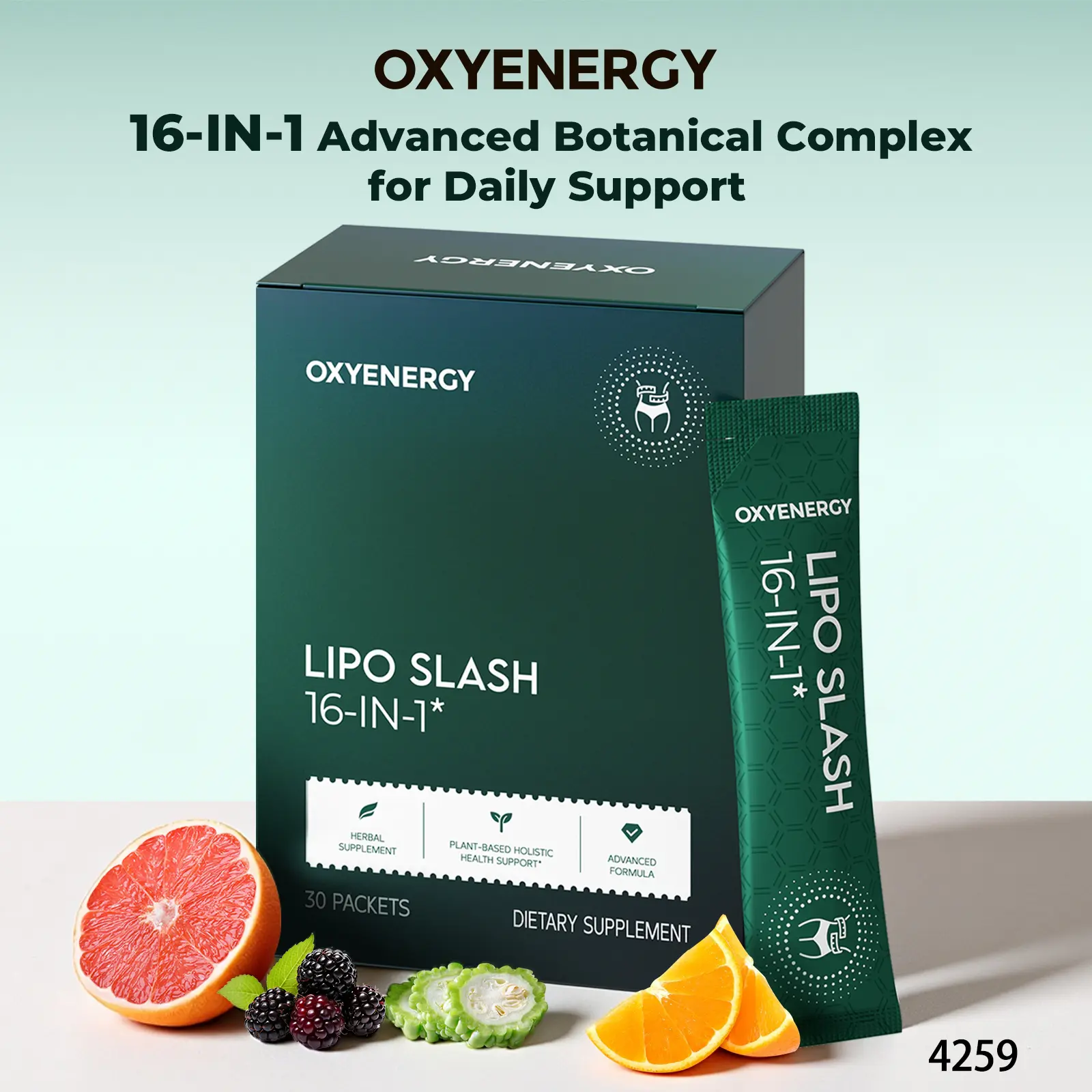 OXYENERGY 16-in-1 Nutrition Mix | White Mulberry, Chromium, Inulin, Flaxseed Fiber | 30 Packets OXYENERGY 16-in-1 Nutrition Mix | White Mulberry, Chromium, Inulin, Flaxseed Fiber | 30 Packets