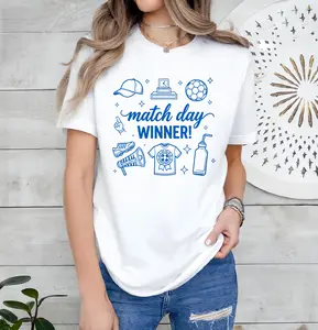 Match Day Winner Unisex T-Shirt | Summer Casual Wear | Gifts For Soccer Fans | Cool 100 Cotton Tee