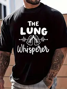 100% Cotton Respiratory Therapist RT Registered Respiratory Therapist T-Shirt Women's Men's Graphic Tee Crew Neck summer vacation Tops