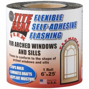 212 MAIN Tite Seal Flash Door & Window Waterproof Sealant, 6 in. x 25 ft. Moisture Barrier Sealant