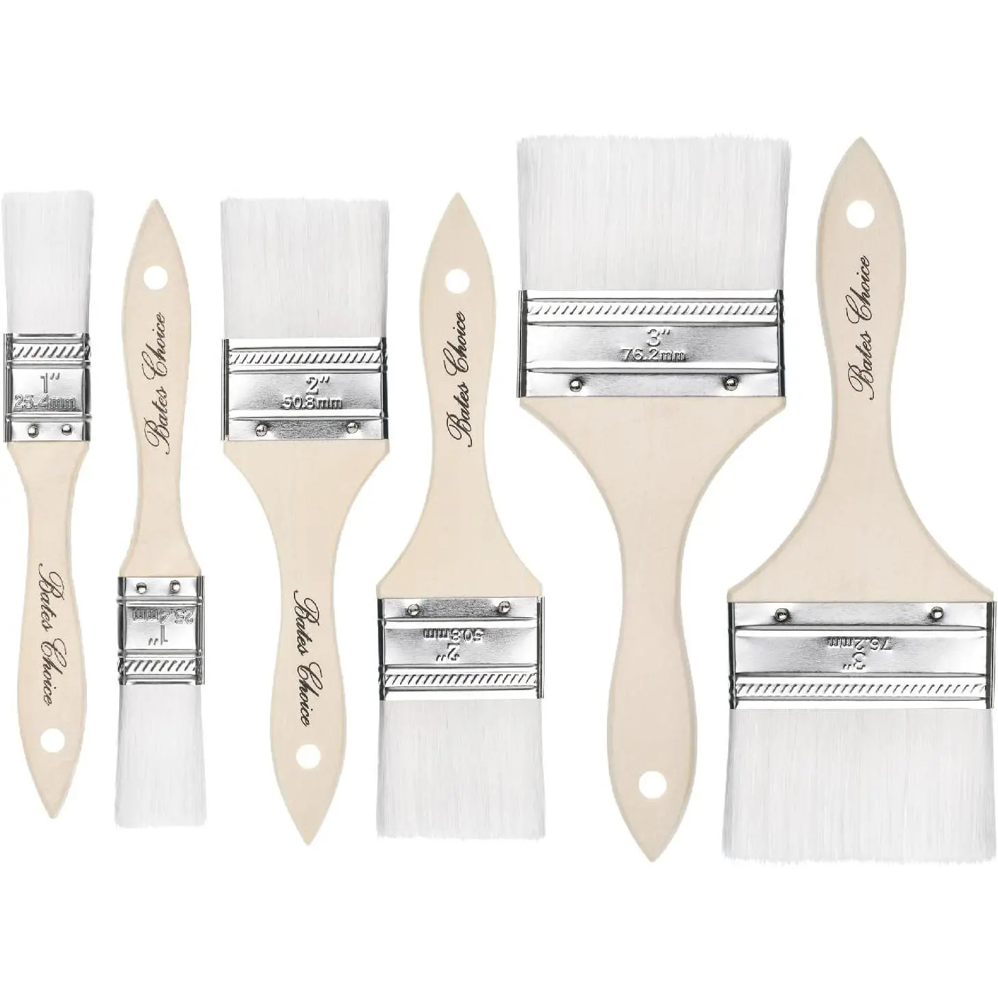 - Chip  Brushes, 6 Pack, 1", 2", 3", Synthetic Bristles Painting Brushes,  Brushes Set, Chip Brush, Painting Brush,  Stain Brush Set, Chip  Brushes for , Chip Brushes