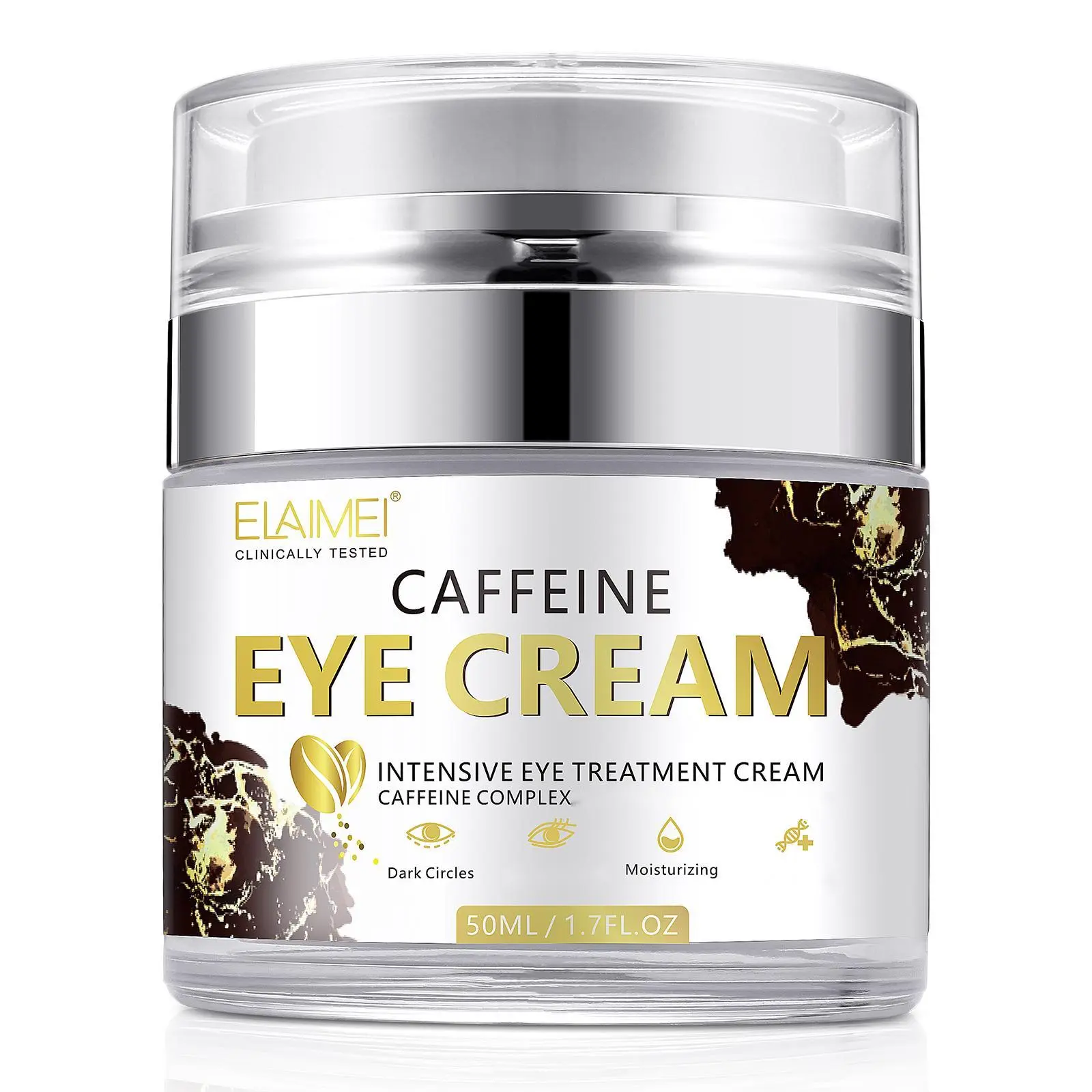【live】【Eye Lift Combo】Elaimei Caffeine Eye Cream(50ml) & Caffeine Eye Lift Sreum(30ml) Skin Care Comfort, Advanced Hydration Eye Treatments, Anti Sag Eye Treatments