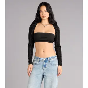 Glow Girl Rhinestone Bolero