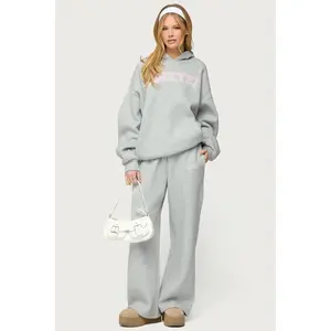 Edikted Lover Wide Leg Sweatpants