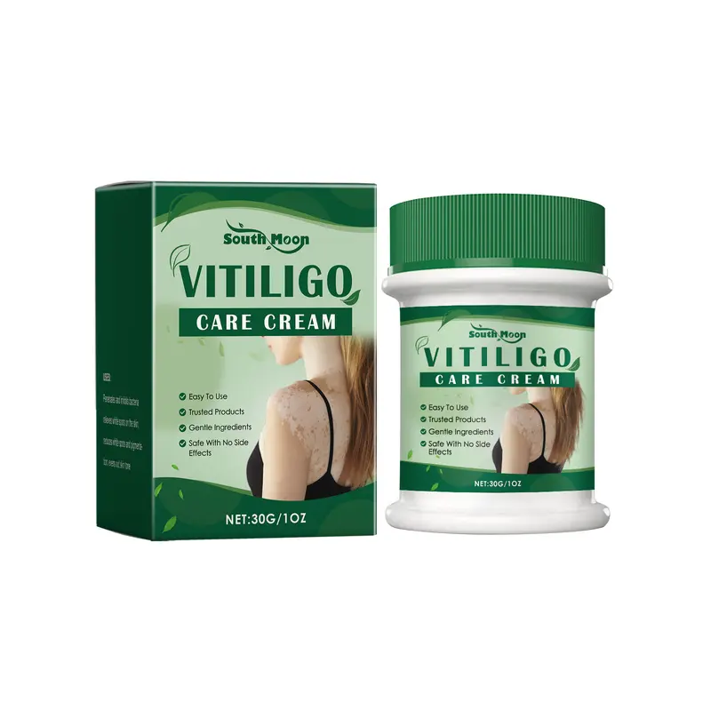 South Moon Gentle Vitiligo Treatment Cosmetic Cream - Non Toxic, Natural Origin Skin-Safe Body Lotions & Creams, Body Care for Moisture-Boosting Pigmentation Improvement & Repair