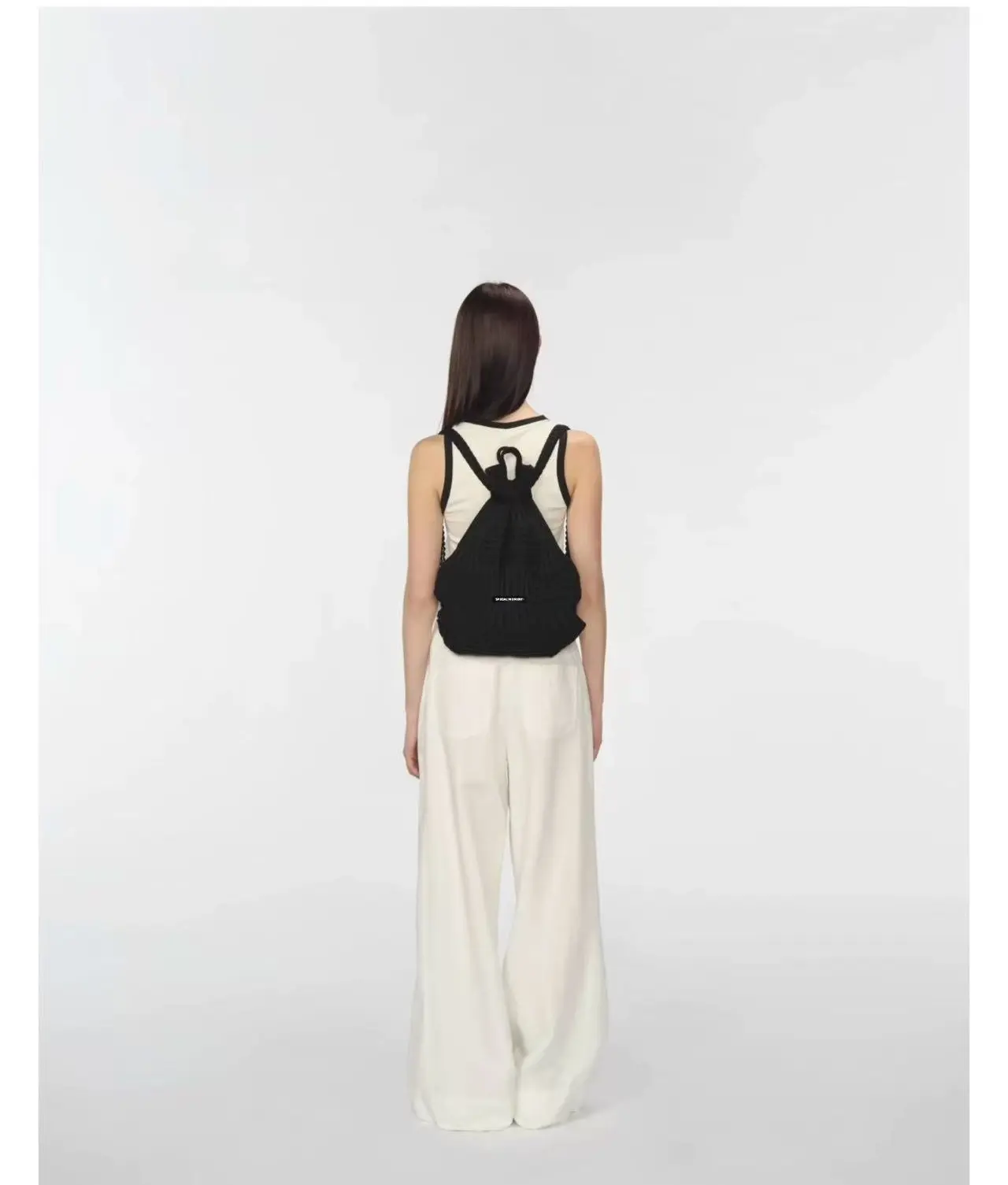 Women's Foldable Multifunctional Backpack - Sturdy Handles & Adjustable Straps for Casual & Formal Use, Versatile Accessory, Minimalist Aesthetic, Lightweight Carry, Unisex Accessory