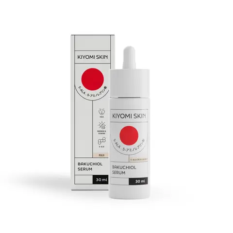 Bakuchiol Facial Serum - Gentle Plant-Based Retinol Alternative with 5-ALA, Niacinamide - Hydrating, Brightening Daily Formula for Visible Signs of Aging, Even Tone, Smooth Texture - UV Protection, Skin Repair - Vegan for All Skin Types - 30ml