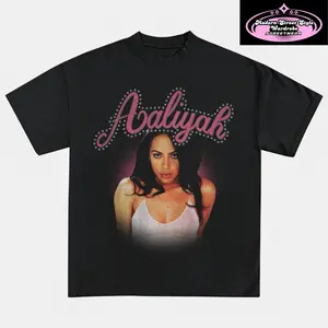Aaliyah Graphic T-Shirt Sweatshirt Youth and Adult, Hip-hop Music Shirt, Streetwear Tee, Rap Shirt, Graphic Tees, men's clothing clothes merch, Fan Gift For Him & Her