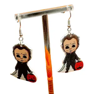 Killer Style Horror Icon Earrings - Perfect Addition to Your Accessories Collection