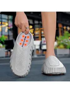 Couple Baotou Half Slippers Women's Shoes 2026 Four Seasons New Soft Soled Comfortable Slippers, Casual Sports Sandals