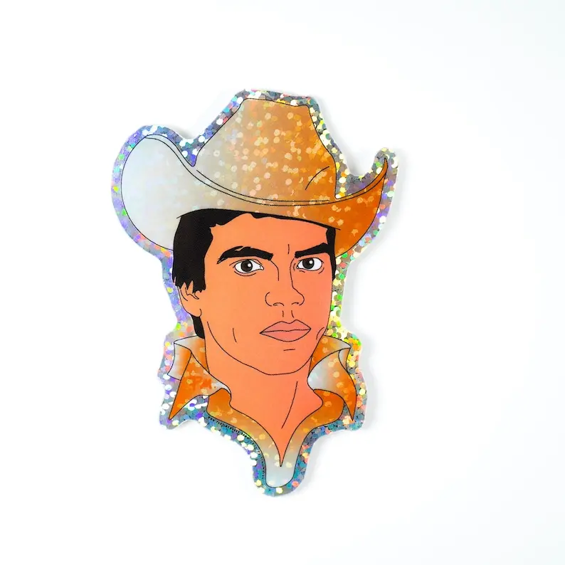 Chalino 3"Holographic Sticker, Latino, Mexican Inspired Sticker, Waterproof 2, Vinyl Sticker, 2024 Thanksgiving Sticker