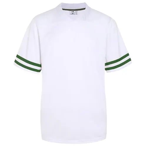 Hunter Green Stripe White Jersey