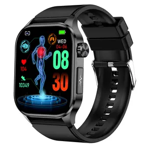 This sports smartwatch that integrates Android and ios systems features multiple functions such as Bluetooth calls, AI voice assistants, temperature measurement, sleep monitoring, SOS calls, 150 sports modes, 380 mah, and ip68 water resistance