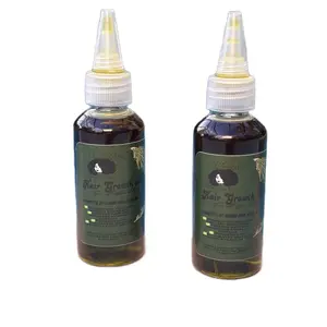 Divine Drop Organics Rosemary Mint Scalp & Hair Strengthening Oil for All Hair Types w/ fenugreek…& Essential Oils - 2 Oz