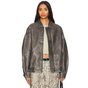 LIONESS Kenny Bomber Jacket in Slate