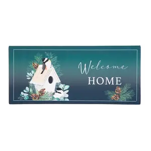 Welcome Home Winter Bird House Sassafras Switch Mat