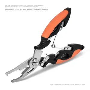 Stainless Steel Lure Clamp Scissors Outdoor Mini Hook Remover Tool, Fishing Hooks Removal Pliers, Multifunctional Fishing Gear