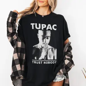 Tupac Shakur Men's Trust Nobody Graphic T-Shirt