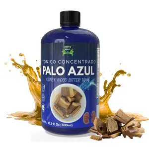 Green Royalty Palo Azul Bitter Tonic Liquid Herbal Supplement - 16.9 fl oz (500ml) Edible Natural Dietary Supplement, Herbal Wellness Blend for Adults, Immune System Support in Bottle