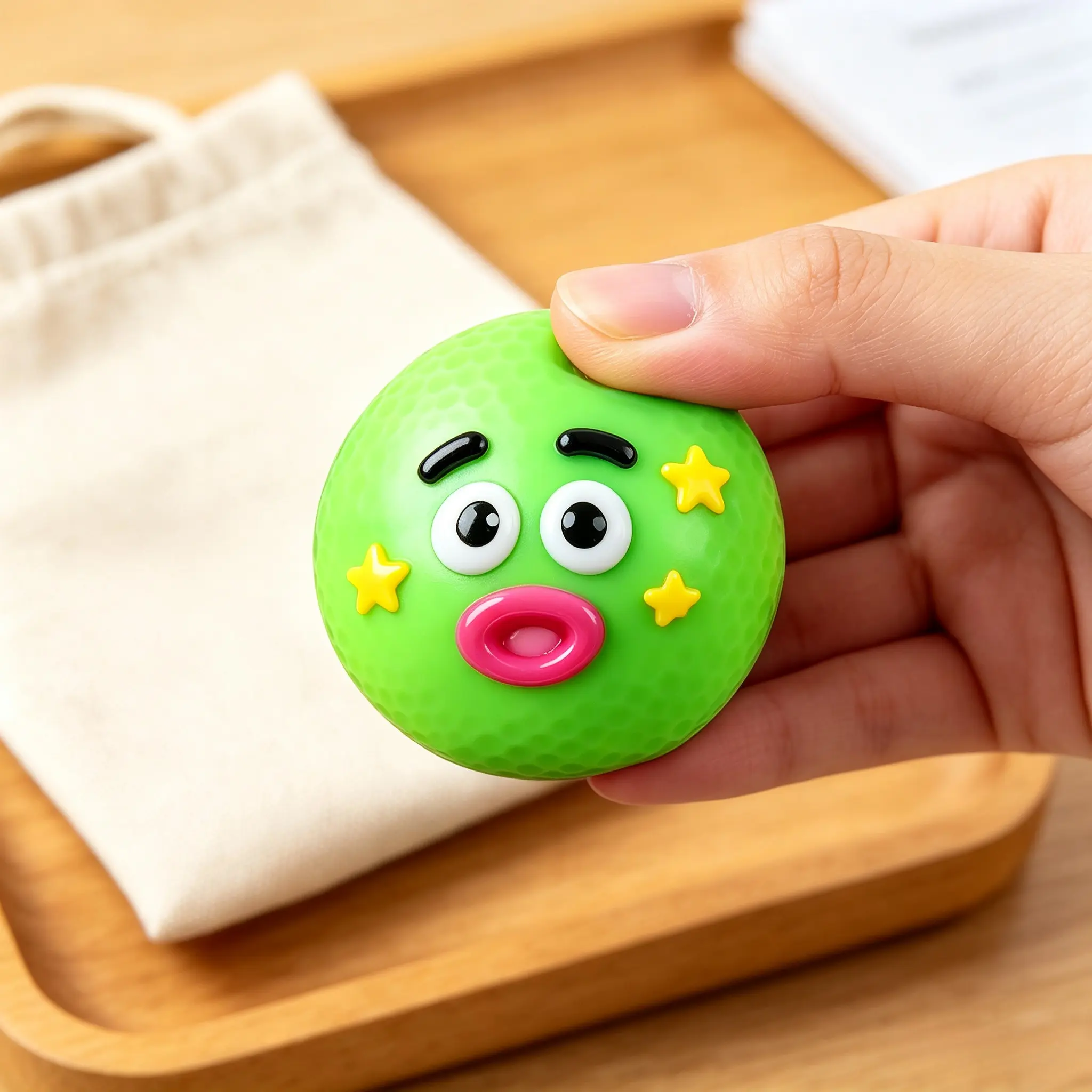 Face Swap Dog Squishy Stress Relief Toy - Smooth TPR Slow Rebound Squeeze Fidget Ball, Lightweight Portable Sensory Squishies, Pocket-Size Desk Decor, Creative Gift for Kids & Adults