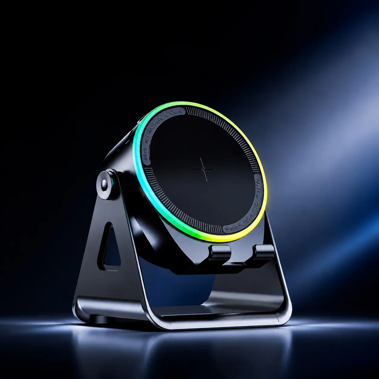 Gifts for Men Women Birthday Gifts Cell Phone Stand with Bluetooth Punchy Bass  HD Stereo Sound for Home Outdoors Compatible with iPhone/ipad/Samsung-Black Wireless Induction Stand Phone Holder With Speaker Desktop Lazy Bracket Bluetooth Audio Stand tikto
