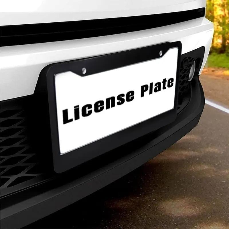 License Plate Cover - Thin Red Line