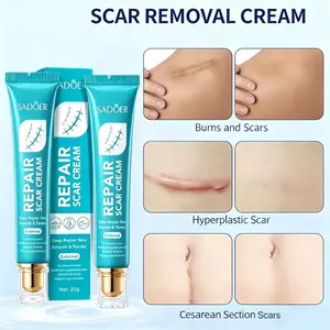 Scar Cream, Professional Scar Removal Creamfor Surgical Scars,Stretch Mark, Keloid Bump,C-Section, Scars of Burns and Injuries,Old andNew Scars Acne Skin Repair