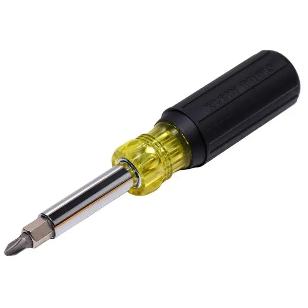 Tools 32500 11-in-1 Screwdriver/Nut Driver Set, 8 Bits (Phillips, Slotted, Torx, Square), 3 Nut Driver Sizes, Cushion Grip Handle