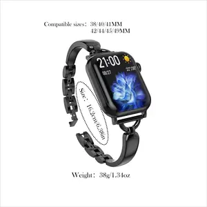 Stylish unisex exquisite D-shaped bracelet watch strap