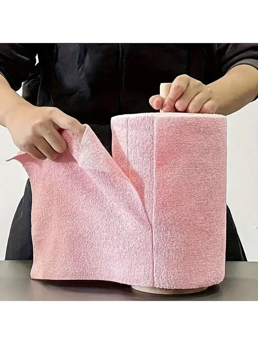 20-Pack Machine Washable Microfiber Cleaning Cloths, Super Water Absorbent Reusable Tear-Off Towels for Kitchen, Car Use - Basic Home Care Supplies, Kitchen Dish Cloths