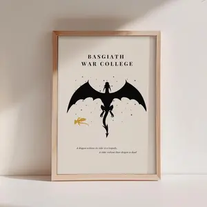 Onyx Storm Poster | Fourth Wing Art | Iron Flame Printable | Dragon Booktok Wall Print | Andarna Taryn | Rebecca Yarros | Bookish Quote