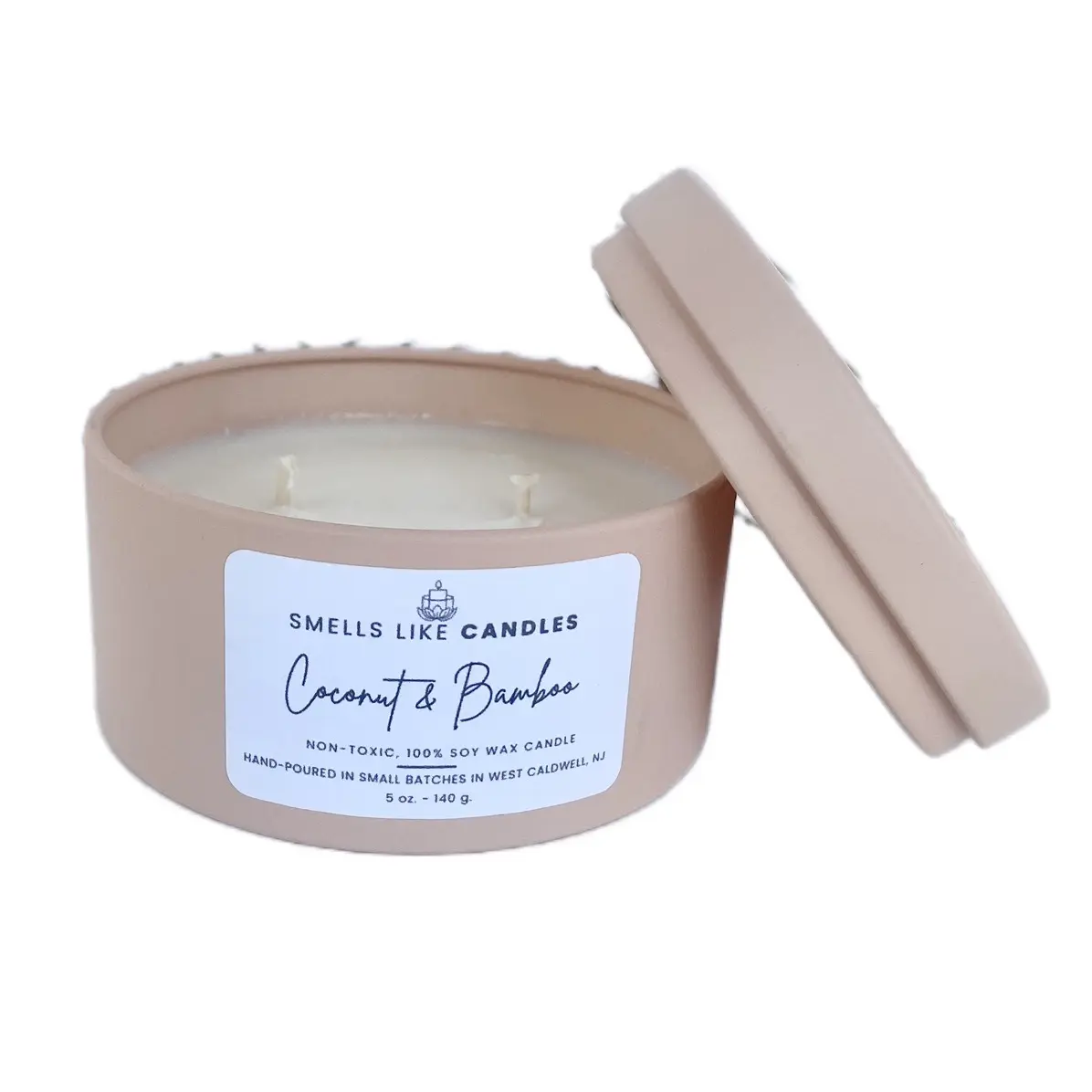 Smells Like Candles 100% Soy Non-Toxic Coconut & Bamboo 5 oz Candle