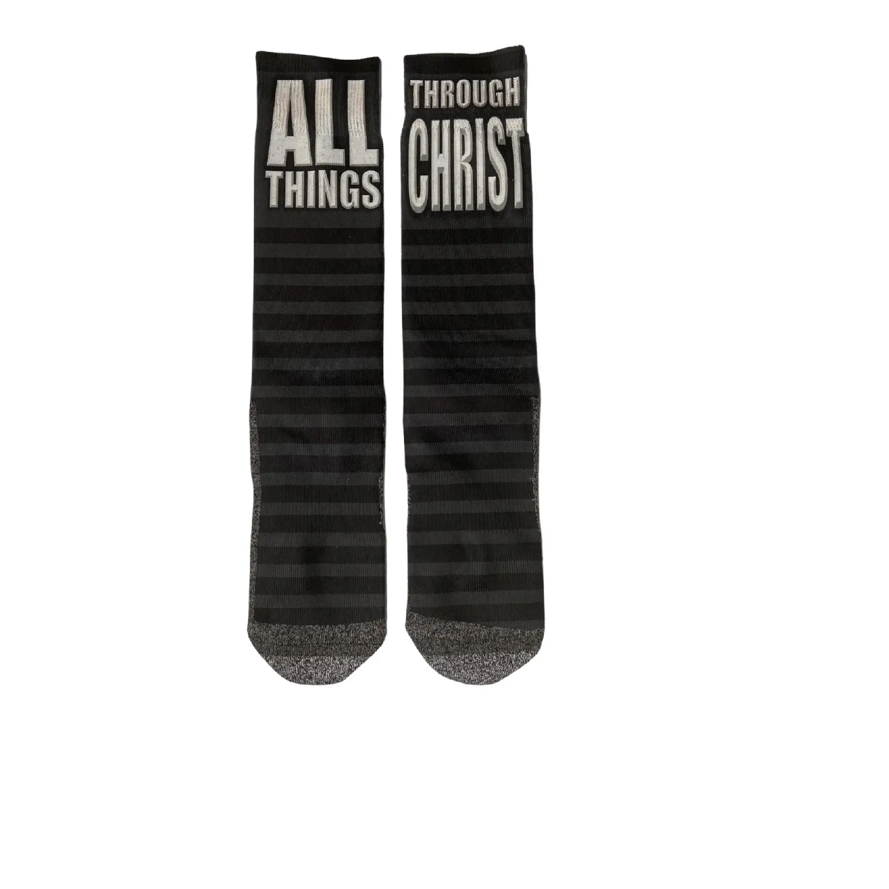Christian Crew Socks with Scripture - Moisture-Wicking, Casual Menswear, Breathable, 31 Unique Designs, Ideal for Church & Gifting