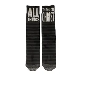 Empowered by Faith Women's & Youth Christian Crew Socks with Scripture - Moisture-Wicking, Breathable Casual, Perfect Gift Idea