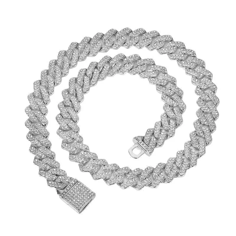 Machine Gun Funk Style Pendant & 15mm 16" 18" 20" 24" Iced Cuban Chain Hip Hop Necklace Jewelry Accessory Machine Gun Funk Style Pendant & 15mm 16" 18" 20" 24" Iced Cuban Chain Hip Hop Necklace Jewelry Accessory