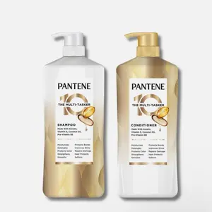 Pantene The Multi-Tasker - Shampoo & Conditioner Bundle - 38.2 Oz Per Bottle Moisture Hydrating Gentle