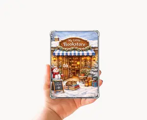 Little Bookstore Winter Kindle E-Reader Case Insert