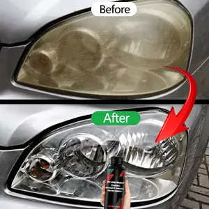 Car Headlight Restoration Polishing Kits Headlamp Scratch Remover Repair Cleaning Paste Remove Oxidation Headlight Polish Liquid Headlight Polishing Agent