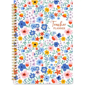 Teacher Planner 2026-2027 7x10'' Undated Lesson Planner Academic Year with Elasstic Band Back Pocket for Classroom or Homeschool Use