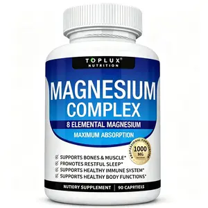 Toplux Magnesium Complex 1000mg with 8 essential forms helps calm nerves