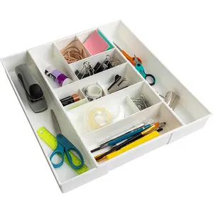 Industries Expandable Junk Drawer Desk Organizer Storage Tray